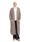 Coffee Knitted-Long Cardigan - Khotwh