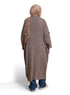 Coffee Knitted - Long Cardigan - Khotwh