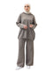 Coffee Over Size Knitted Suit - Khotwh