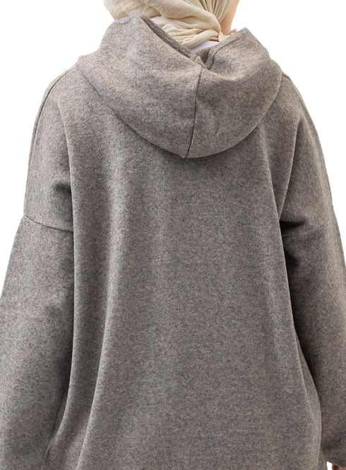 Coffee Over Size Knitted Suit - Khotwh