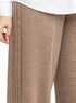 Coffee Plexus Knit Pant - Khotwh