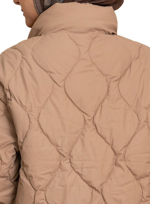 Coffee Puffer Jacket - Khotwh