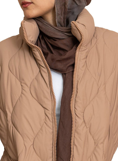 Coffee Puffer Jacket - Khotwh