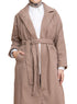 Coffee RD - Long Feather Coat - Khotwh