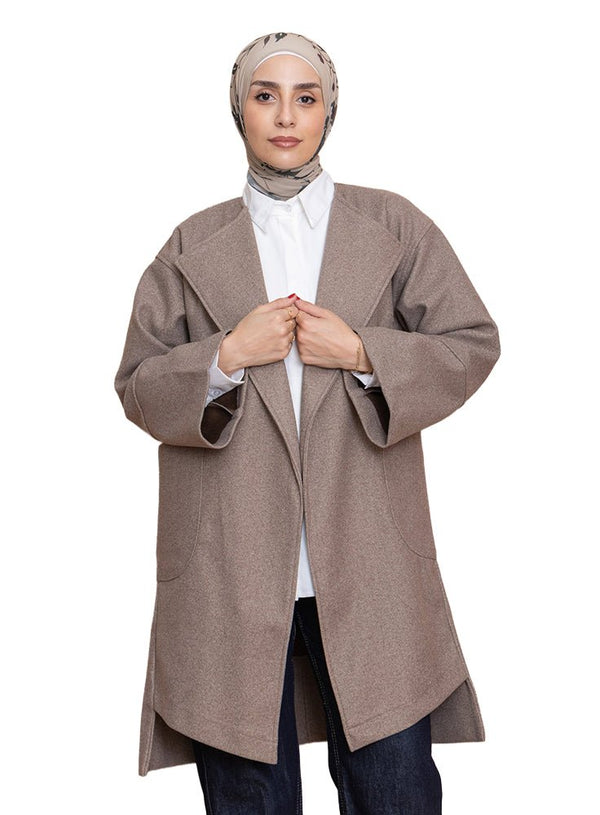 Coffee RD - Over Size Feather Jacket - Khotwh