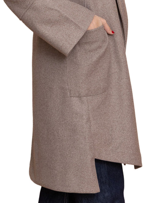 Coffee RD - Over Size Feather Jacket - Khotwh