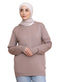 Coffee Round Knit Pullover - Khotwh