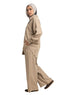Coffee Striped Suit - Khotwh