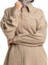 Coffee Striped Suit - Khotwh