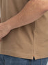 Coffee UpSide Sleeve -Crunchy-Oversize Round T-Shirt - Khotwh
