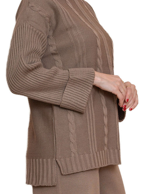 Coffee Upside Sleeve Plexus Suit - Khotwh