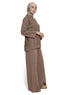 Coffee Upside Sleeve Plexus Suit - Khotwh