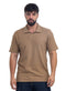 Coffee V-Neck Crunchy-Oversize T-Shirt - Khotwh