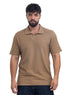 Coffee V-Neck Crunchy-Oversize T-Shirt - Khotwh
