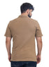 Coffee V-Neck Crunchy-Oversize T-Shirt - Khotwh