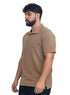 Coffee V-Neck Crunchy-Oversize T-Shirt - Khotwh