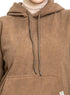Coffee Velvet Hoodie Vent - Khotwh