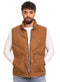 Coffee Velvet Vest - Design 2 - Khotwh