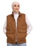 Coffee Velvet Vest - Design 3 - Khotwh