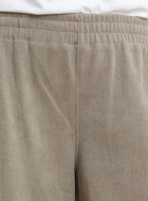 Coffee Velvet Wide Leg (W) - Khotwh