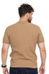 Coffee Zigzag F - S.Knit Polo T-shirt - Khotwh