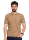 Coffee Zigzag F - S.Knit Polo T-shirt - Khotwh