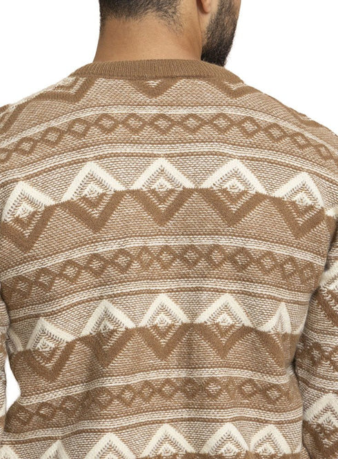 Coffee*Off - white Design 2426 S - Round Pullover - Khotwh