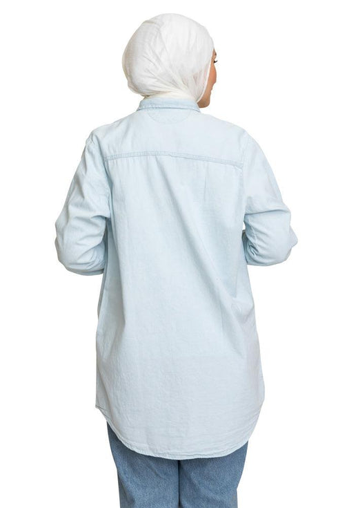 Cool Ice Long Jeans Shirt - Khotwh