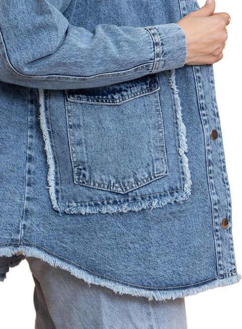 Cool Ice Pocket Jacket Jeans - Khotwh