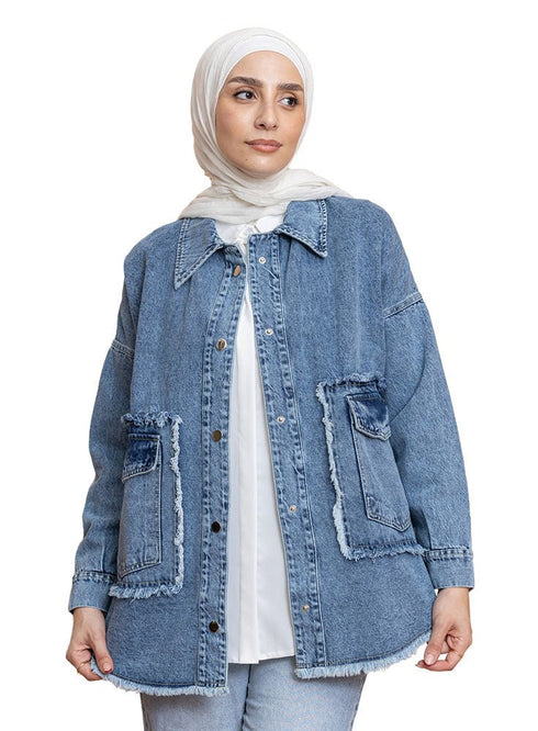 Cool Ice Pocket Jacket Jeans - Khotwh