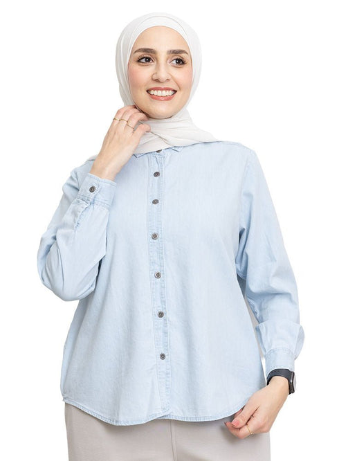 Cool Ice Short Jeans Shirt - Khotwh