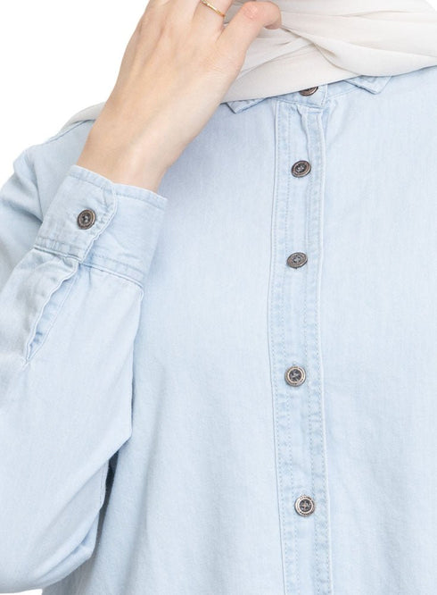 Cool Ice Short Jeans Shirt - Khotwh