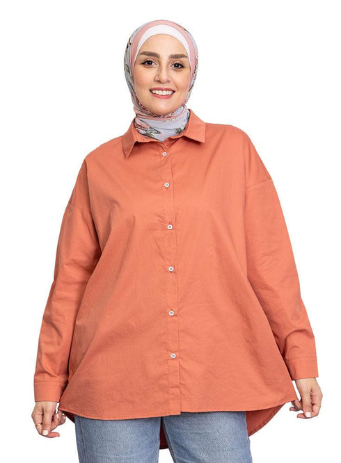 Copper Coin Button - Back Shirt - Khotwh