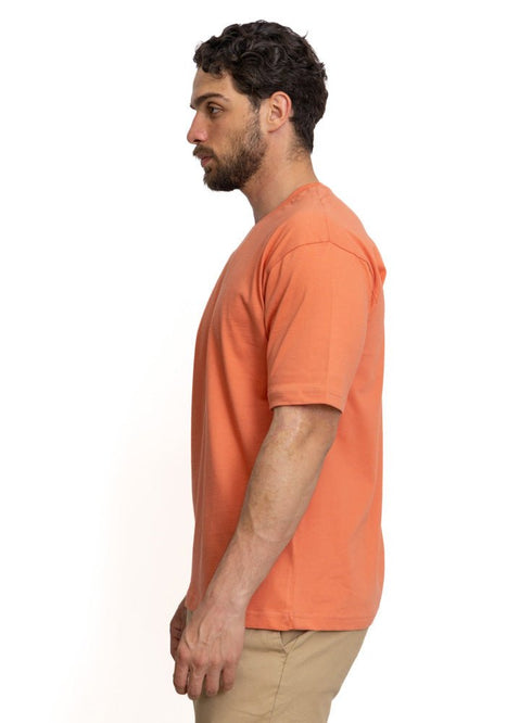 Copper Coin Over Size Round T-Shirt - Khotwh