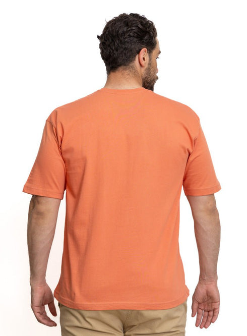 Copper Coin Over Size Round T-Shirt - Khotwh