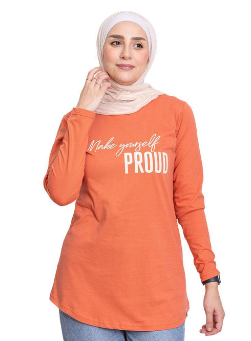 Copper Coin Printed Long - Sleeve Design 18 - Khotwh