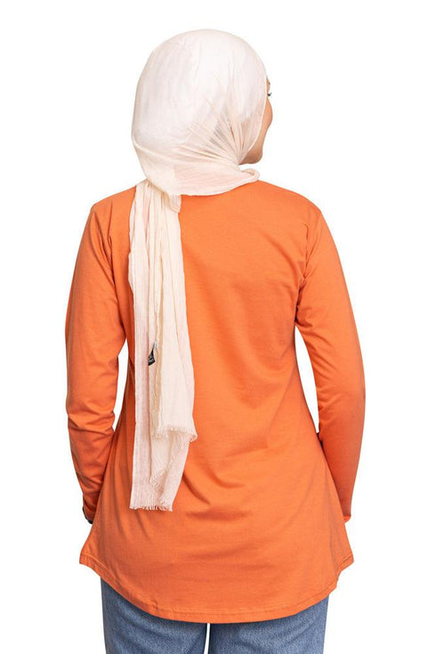 Copper Coin Printed Long - Sleeve Design 30 - Khotwh