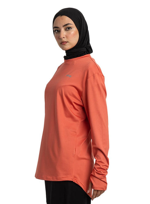 Copper Coin Sporting Long - Sleeve T-Shirt - Khotwh