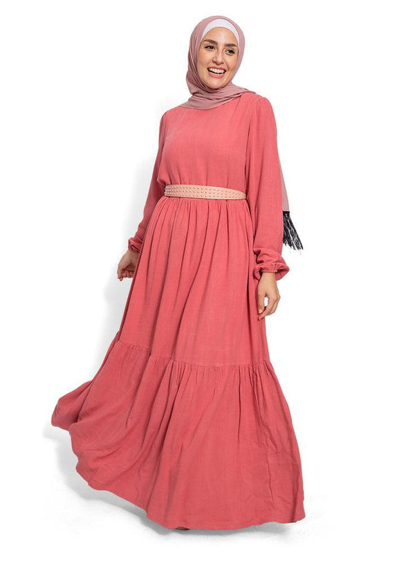 Coral F.Basic Summer Dress - Khotwh