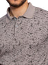 Crab - Grey Printed Polo - Khotwh