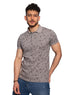 Crab - Grey Printed Polo - Khotwh