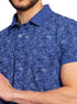 Crab - Jeans Blue Printed Polo - Khotwh