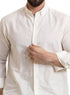 Creamy Linen Shirt - Khotwh