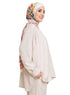Creamy Linen Suit - Khotwh