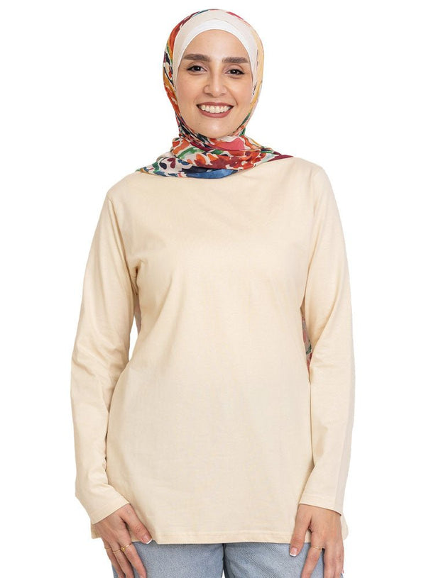 Creamy Long - Sleeve - Khotwh