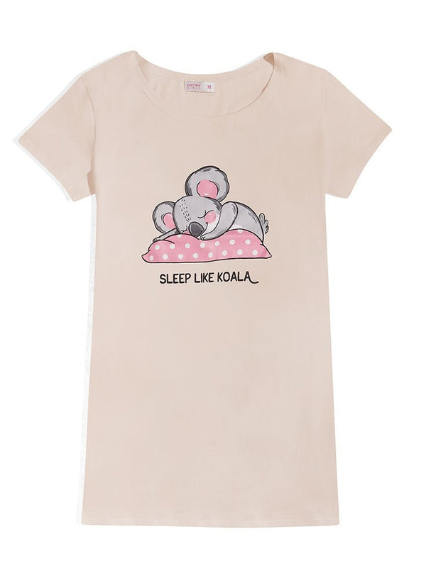 Creamy Night Shirt - Design 24 - Khotwh