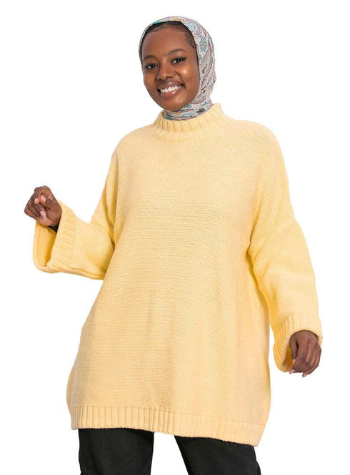 Creamy Over Size Pullover - Khotwh