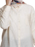 Creamy Pocket Over Size Linen Shirt - Khotwh