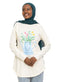 Creamy Printed Long - Sleeve Design 8 - Khotwh