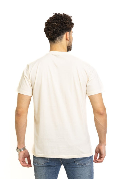 Creamy Regular Round T-shirt - Khotwh